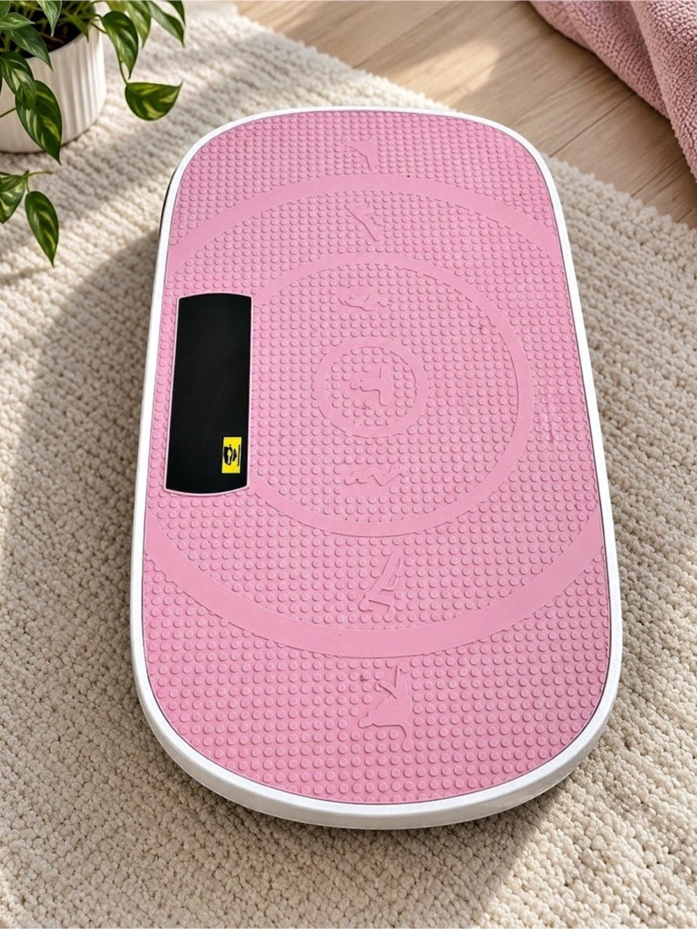 MERACH Whole Body Vibration Plate Exercise Machine Pink ( sin mando)